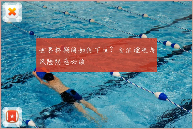 世界杯期间如何下注?合法途径与风险防范必读