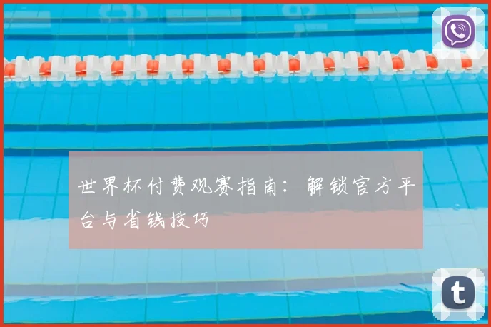 世界杯付费观赛指南：解锁官方平台与省钱技巧