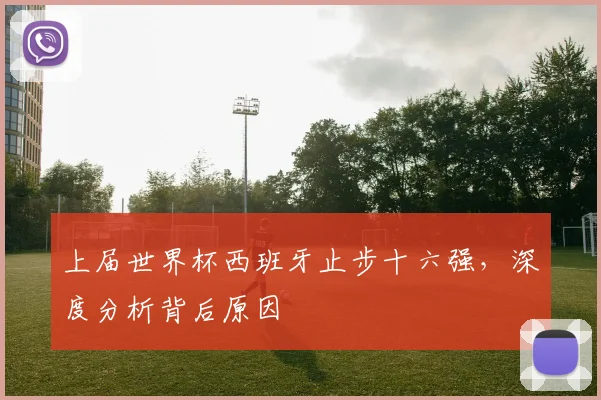 上届世界杯西班牙止步十六强,深度分析背后原因
